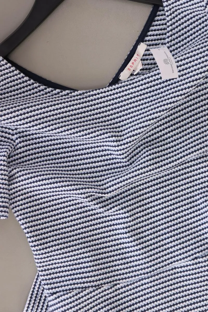 Esprit Kurzarmkleid Gr. S blau