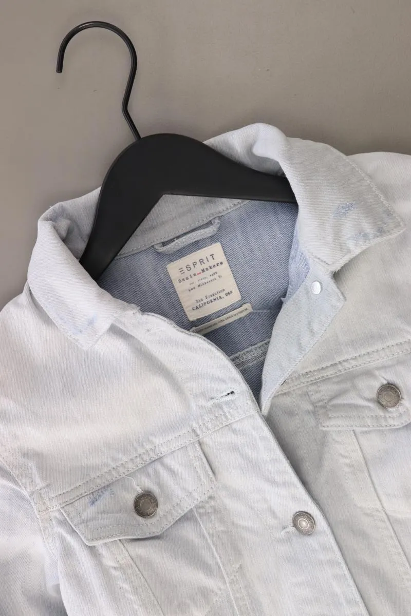 Esprit Übergangsjacke Gr. S blau aus Baumwolle