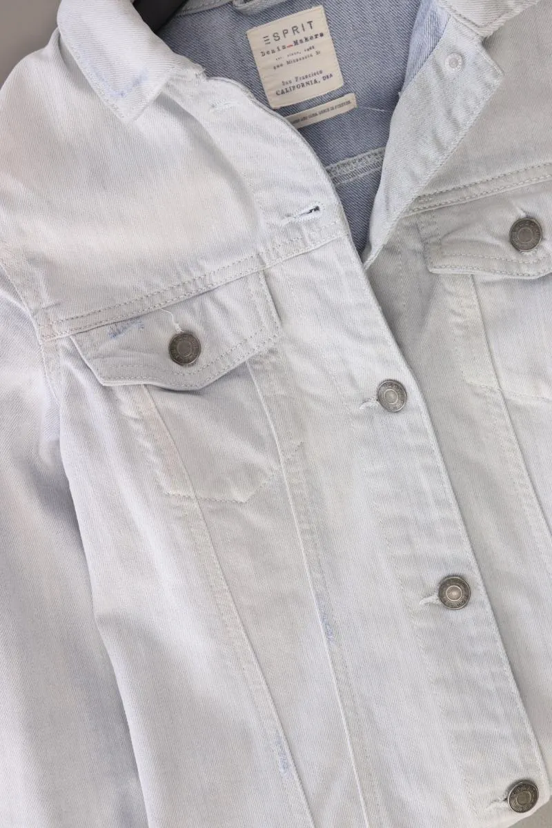 Esprit Übergangsjacke Gr. S blau aus Baumwolle