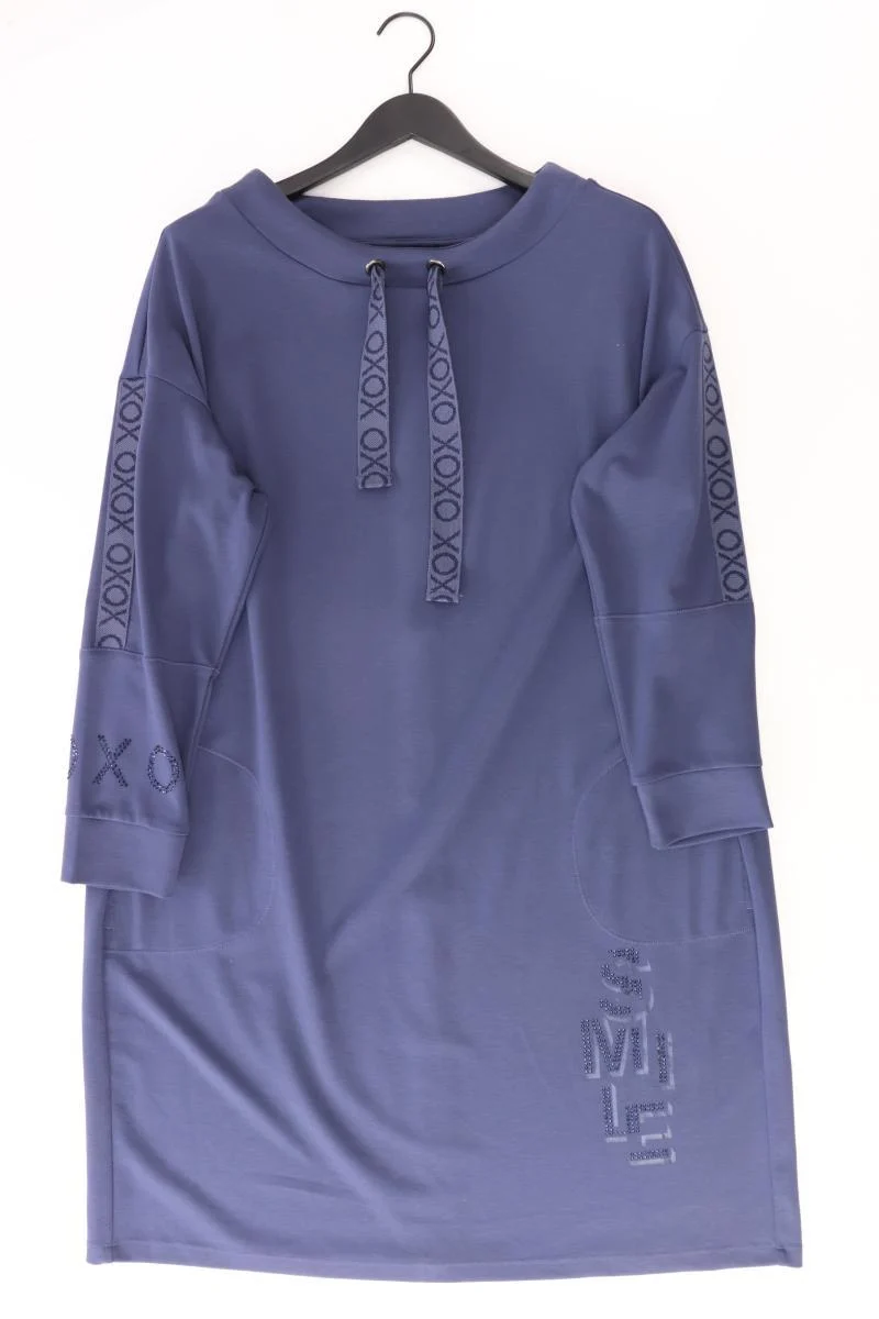 Betty Barclay Langarmkleid Gr. 48 neuwertig blau aus Viskose