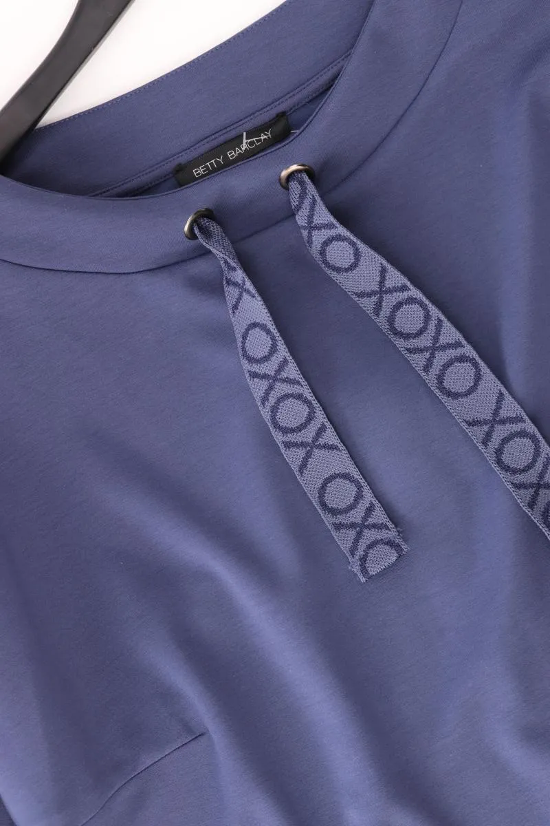 Betty Barclay Langarmkleid Gr. 48 neuwertig blau aus Viskose
