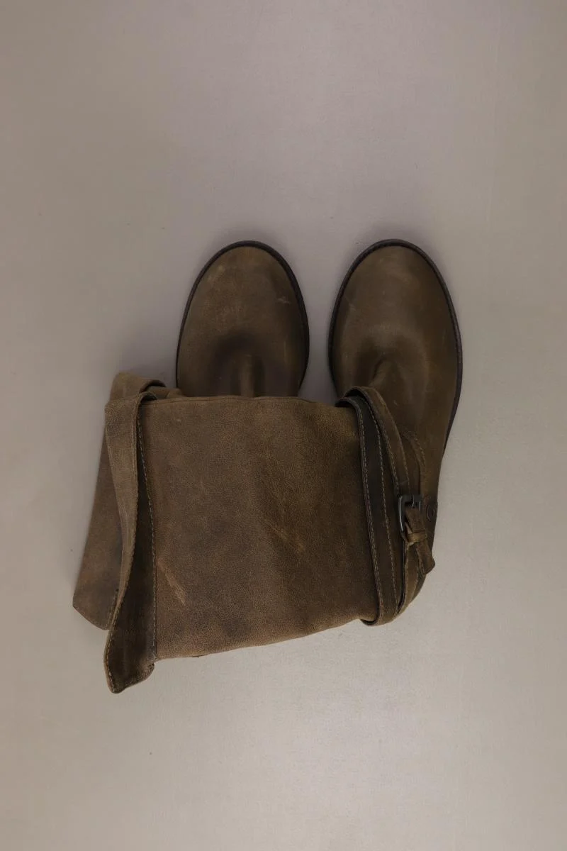 hush puppies Absatzstiefel Gr. 38 neuwertig braun aus Leder