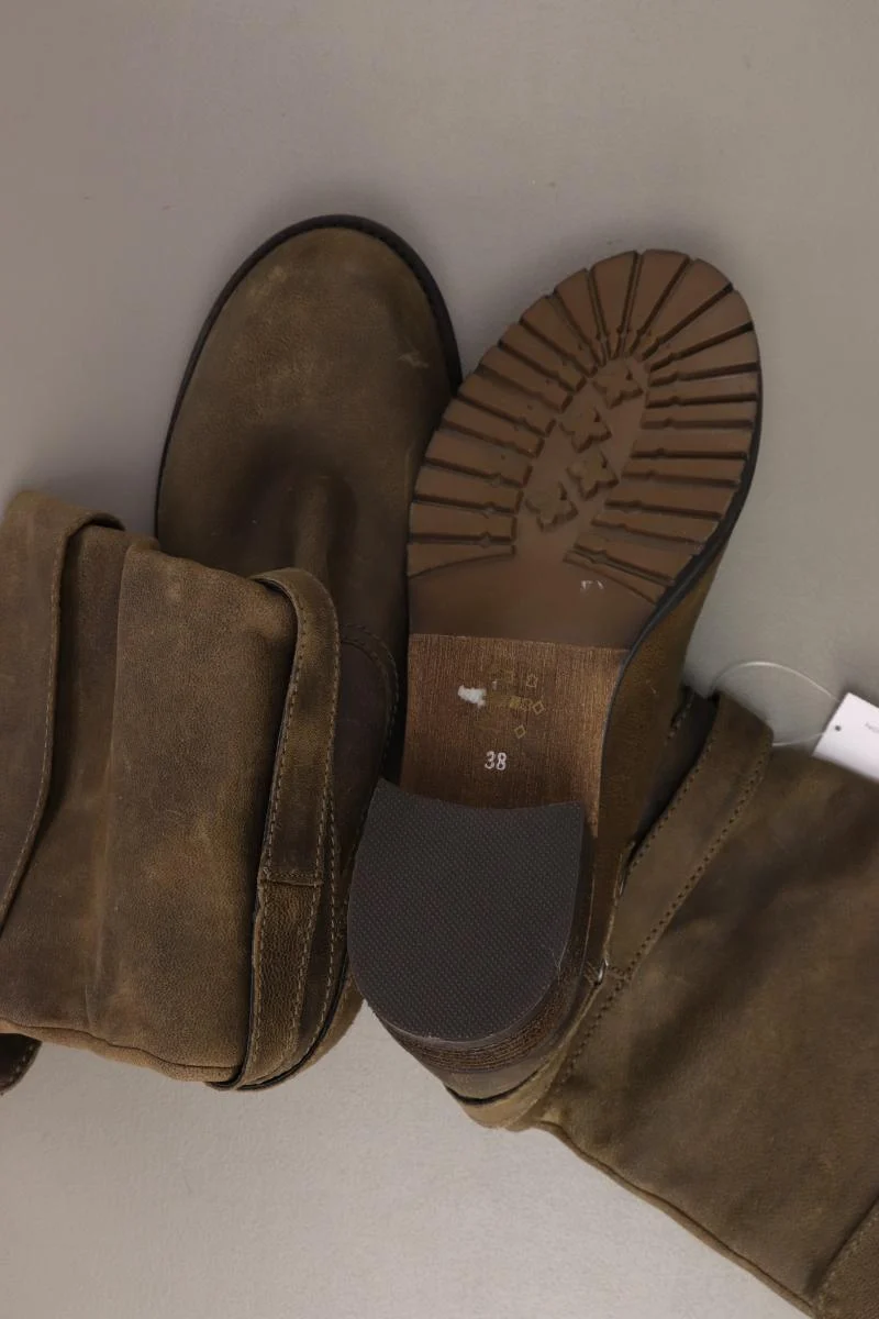 hush puppies Absatzstiefel Gr. 38 neuwertig braun aus Leder
