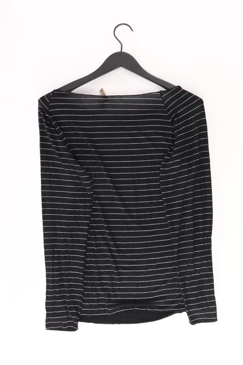 HEIMATLIEBE Ringelshirt Gr. XL gestreift Langarm schwarz aus Viskose