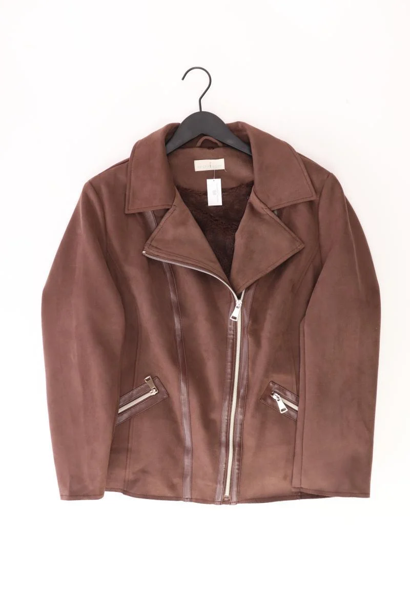 Pfeffinger Übergangsjacke Gr. 46 braun aus Polyester