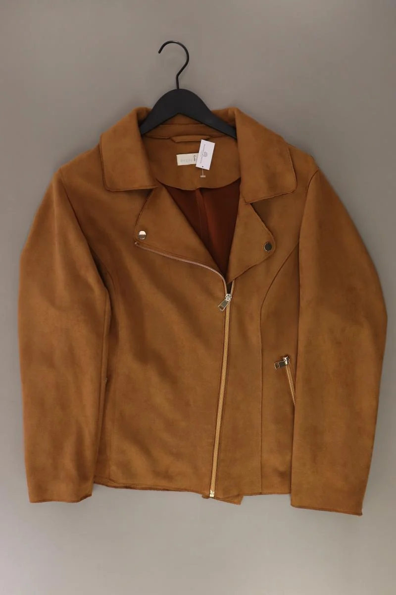 Pfeffinger Übergangsjacke Gr. 46 braun aus Polyester
