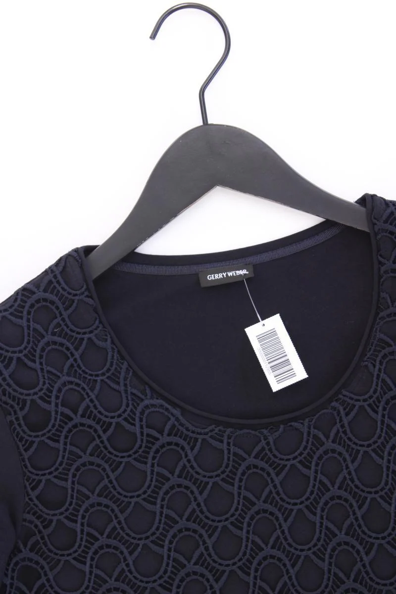Gerry Weber T-Shirt Gr. 42 Kurzarm blau