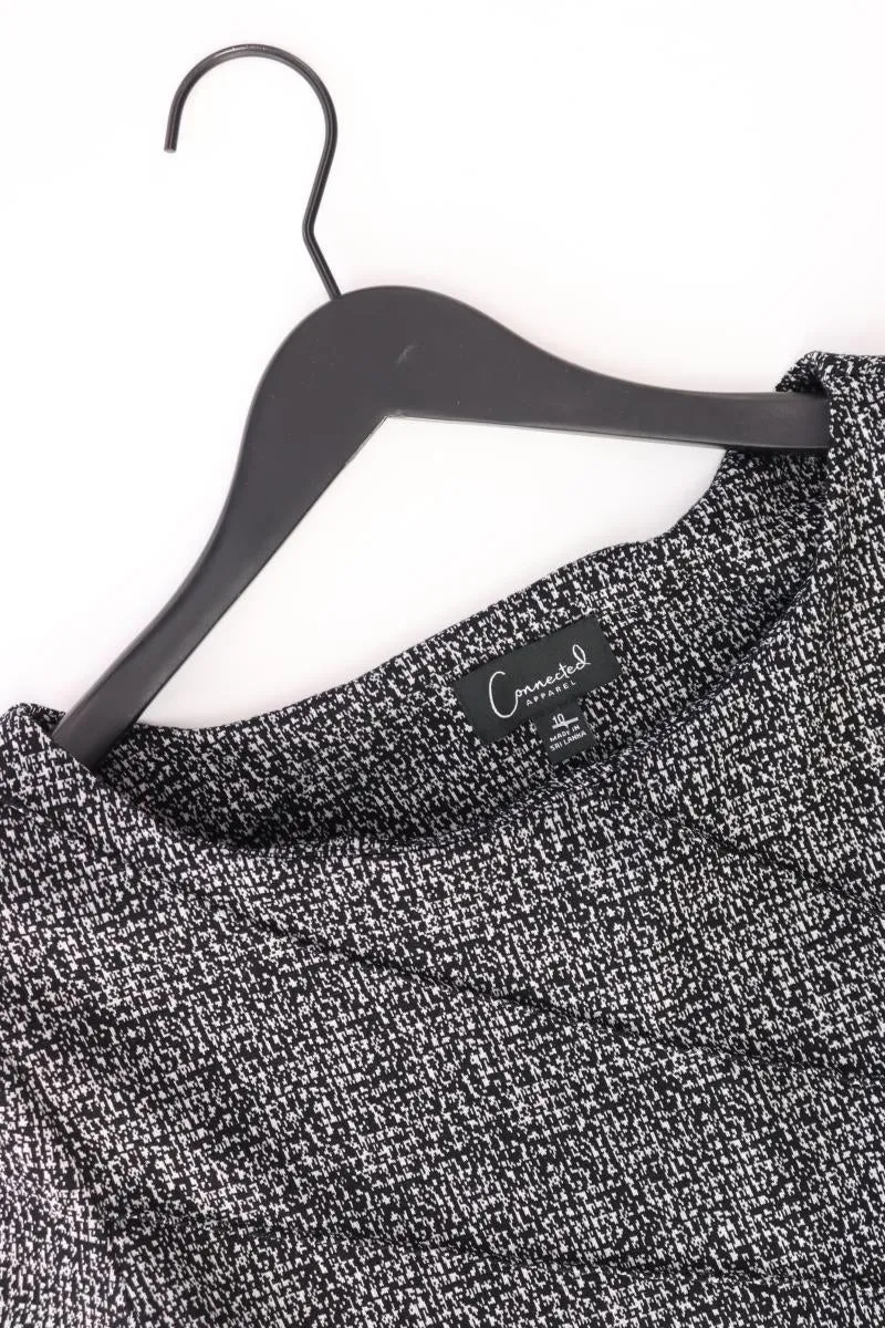 Connected Apparel Etuikleid Gr. UK 10 (S) Kurzarm grau aus Rayon