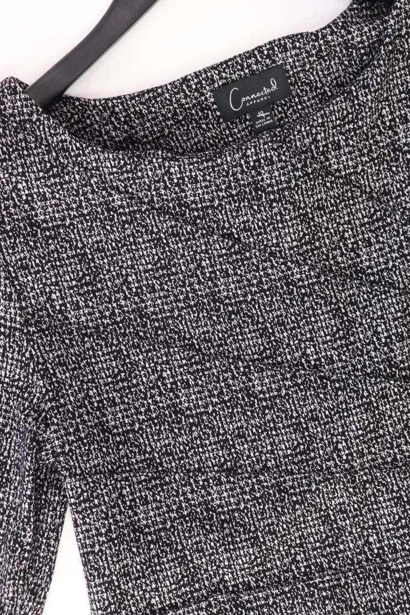 Connected Apparel Etuikleid Gr. UK 10 (S) Kurzarm grau aus Rayon