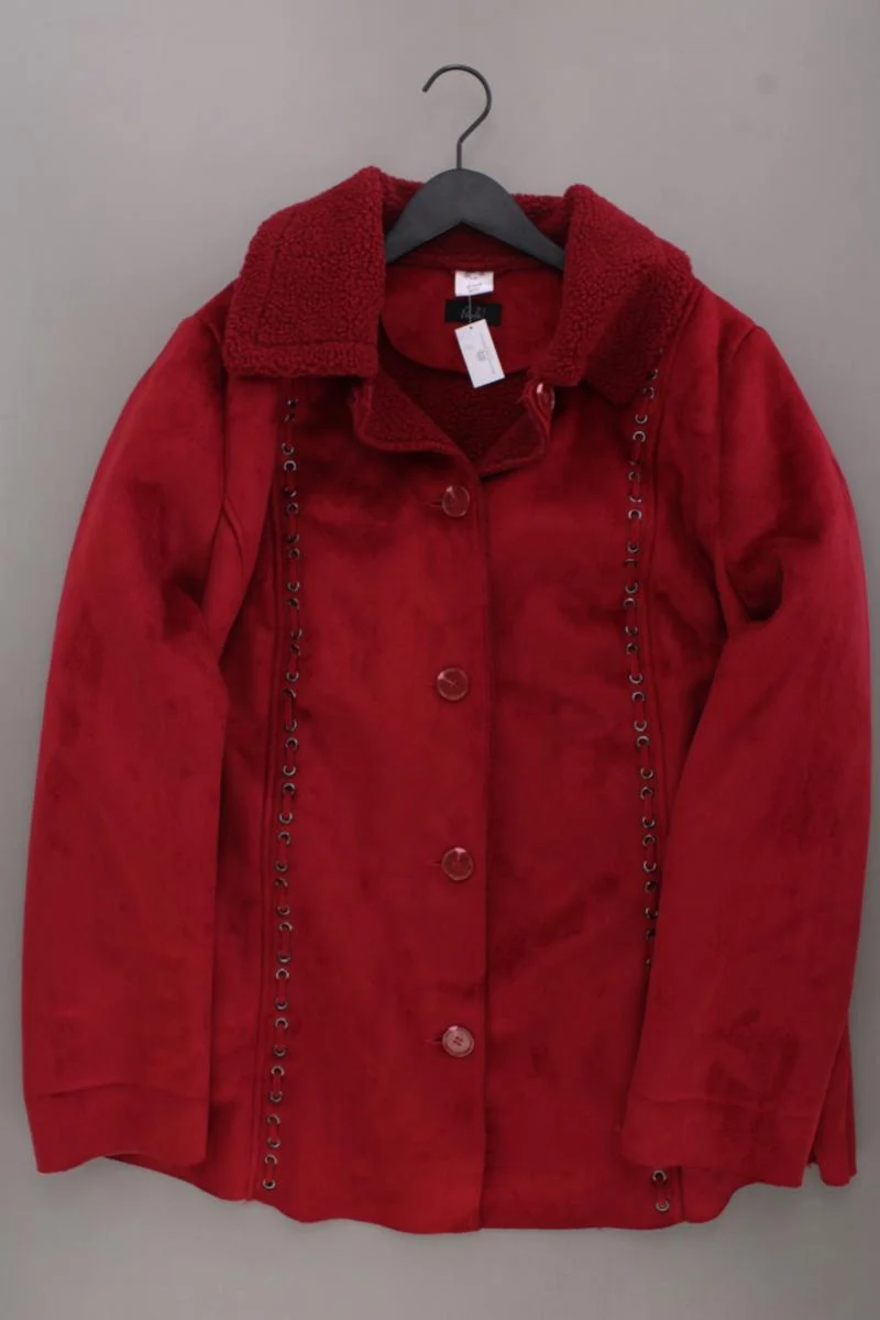 Paola Winterjacke Gr. 52 neuwertig rot aus Polyester