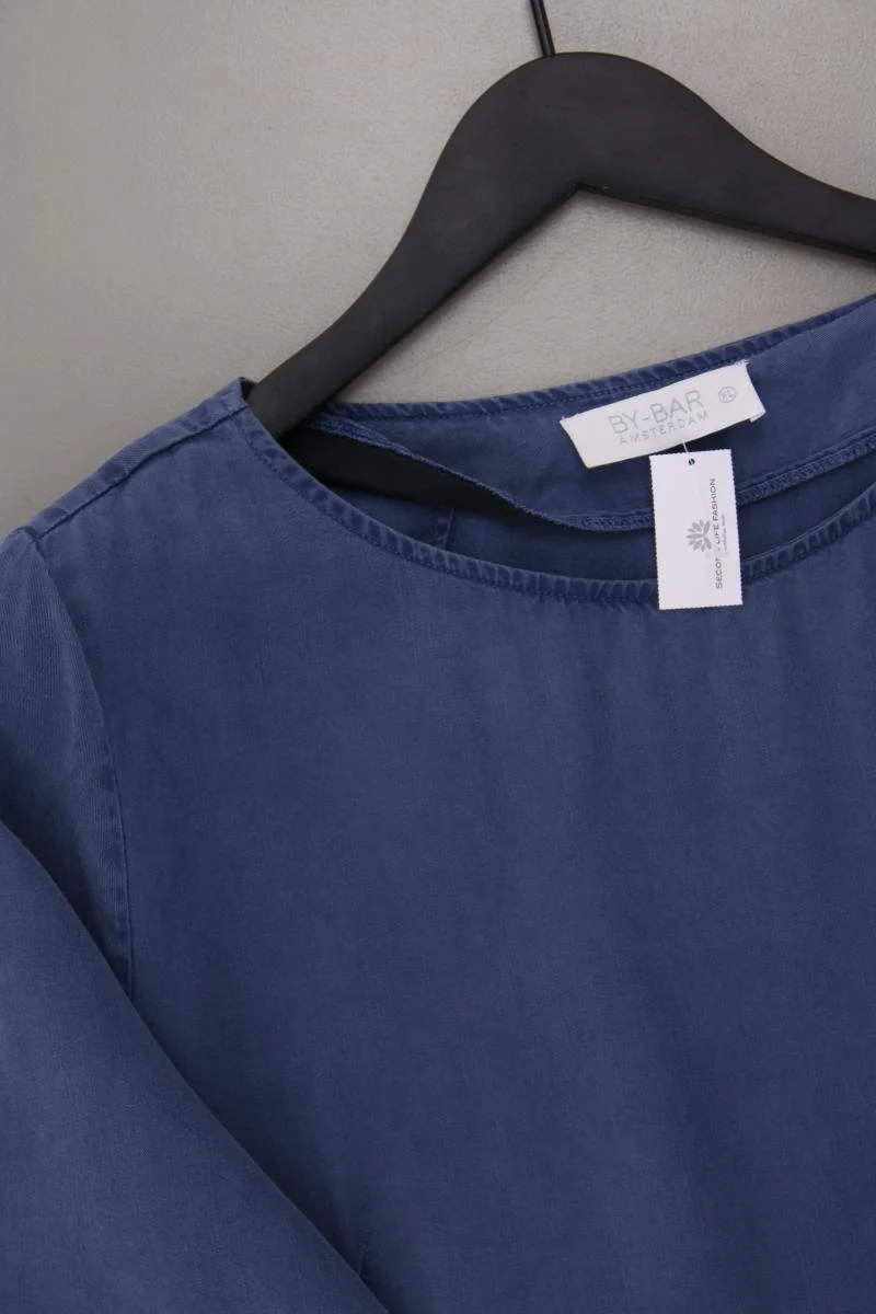 By Bar Amsterdam Midikleid Gr. XL 3/4 Ärmel blau aus Lyocell