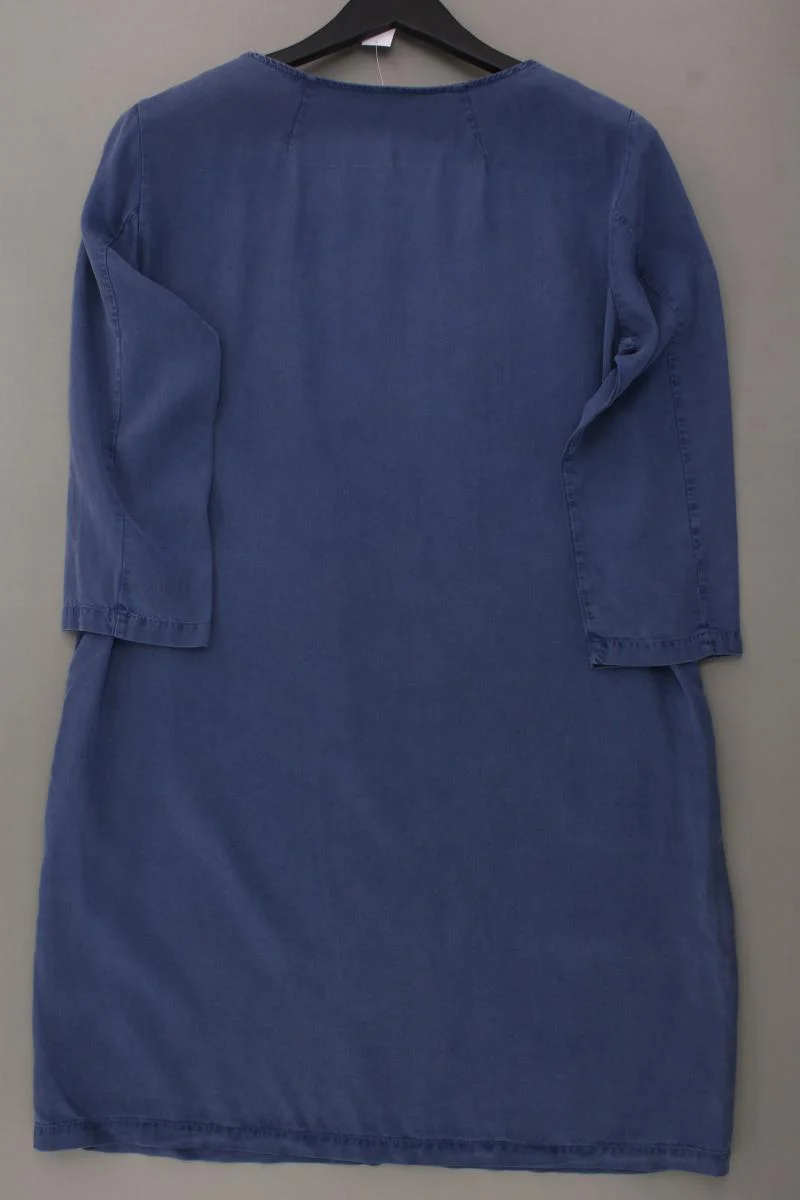 By Bar Amsterdam Midikleid Gr. XL 3/4 Ärmel blau aus Lyocell