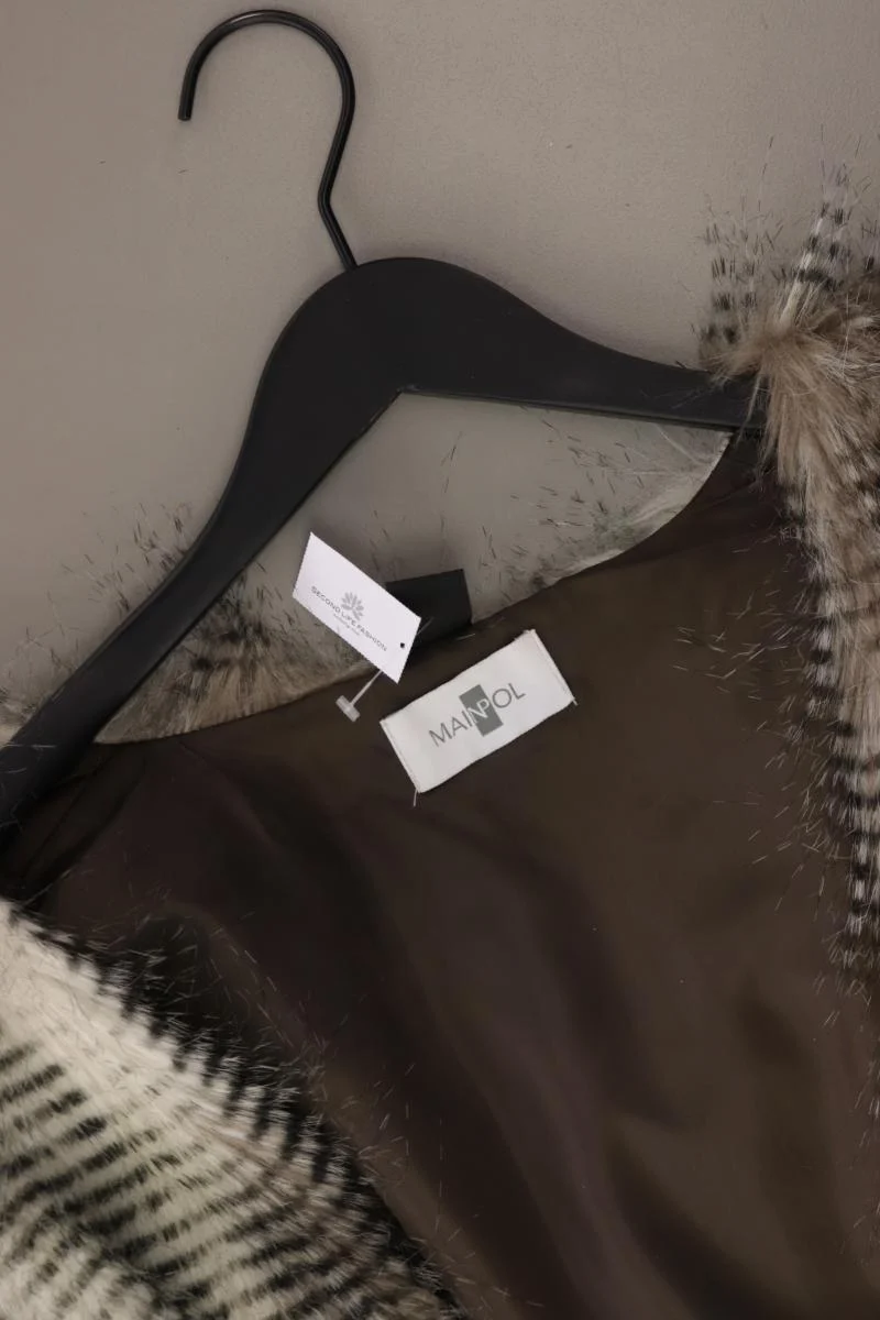Mainpol Fellweste Gr. 48 neuwertig grau aus Polyester