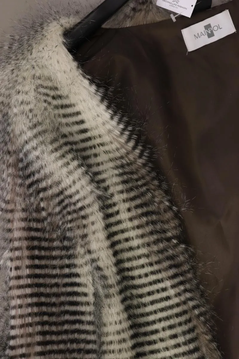 Mainpol Fellweste Gr. 48 neuwertig grau aus Polyester