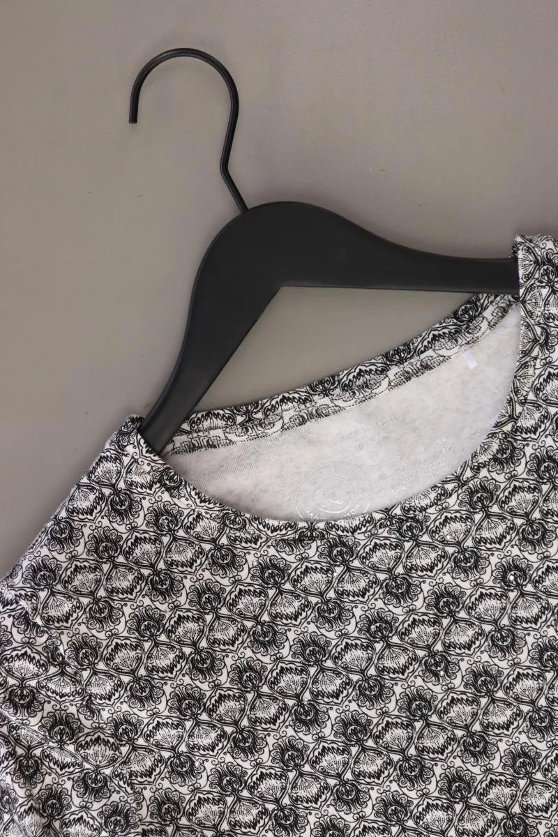 MARK ADAM Printshirt Gr. 38 3/4 Ärmel grau aus Baumwolle