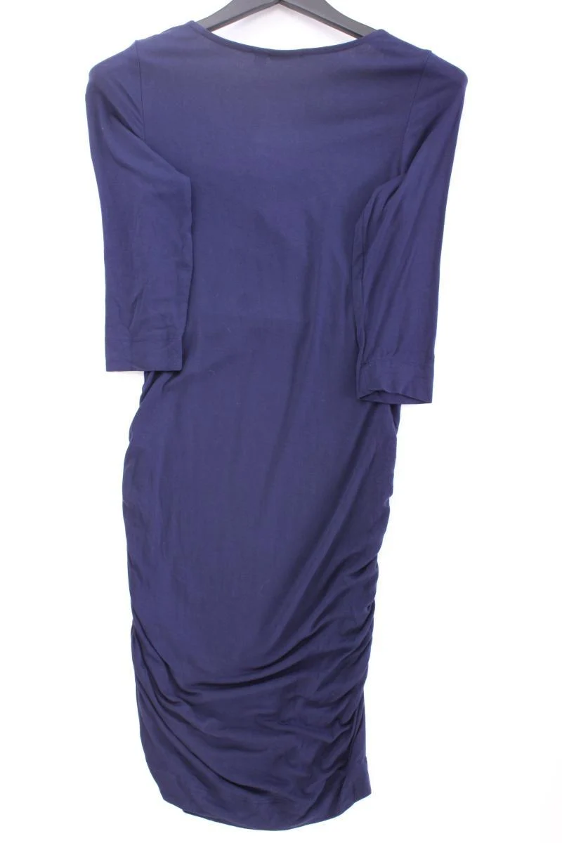 Mexx Schlauchkleid Gr. S 3/4 Ärmel mit Nieten blau aus Viskose