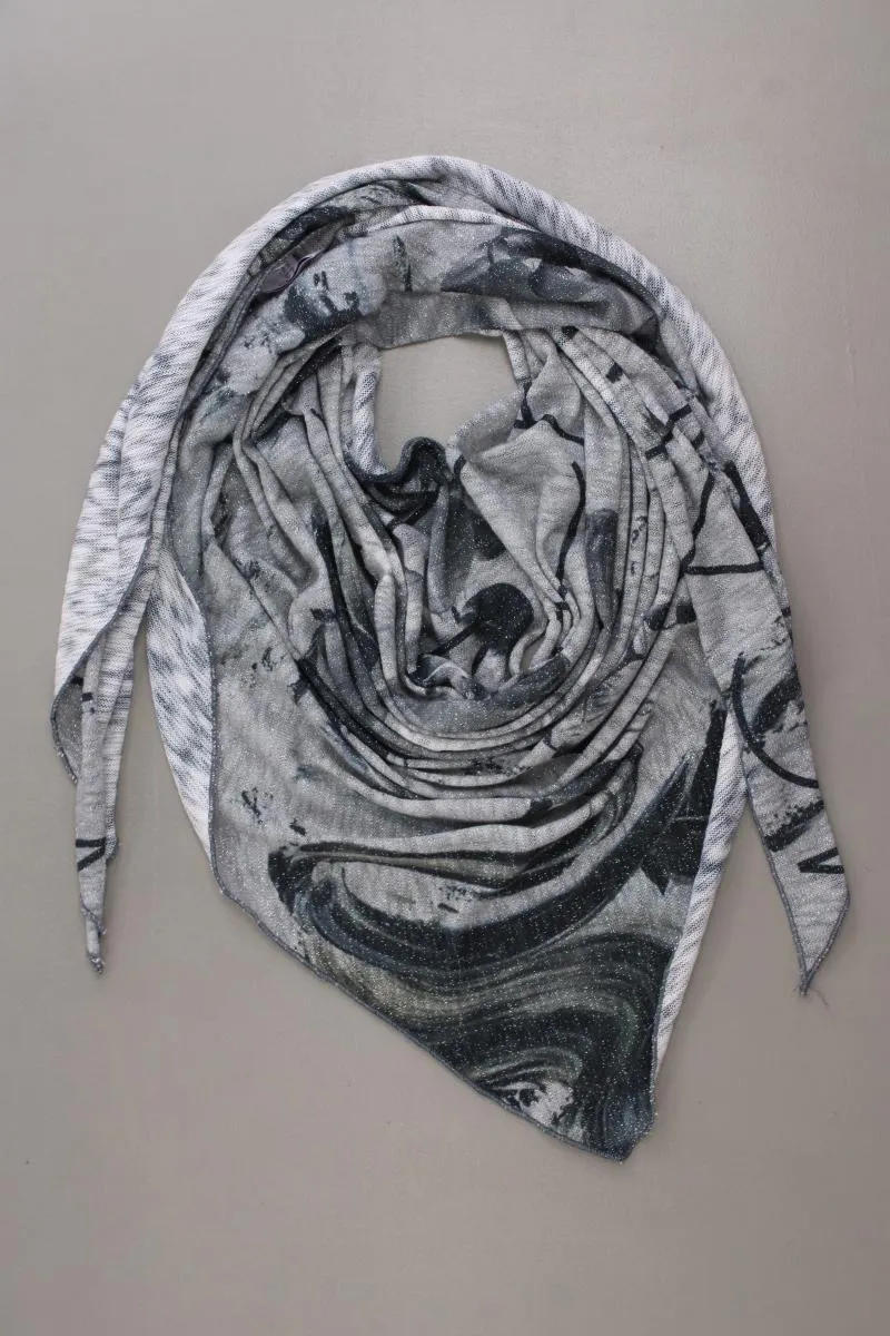 Liberty Schal mit Glitzer neuwertig grau aus Polyester