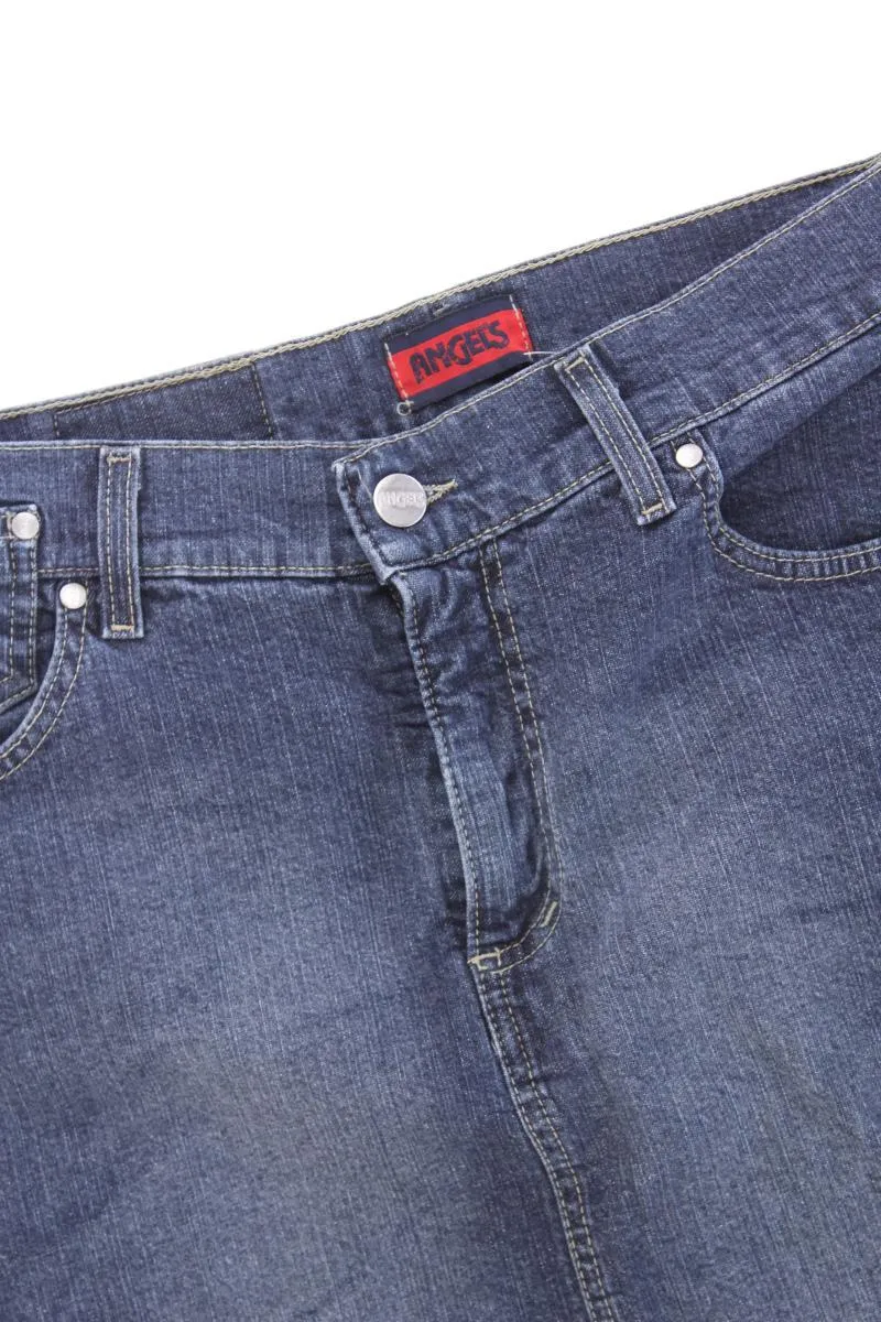 Angels Jeansrock Gr. 38 blau aus Baumwolle