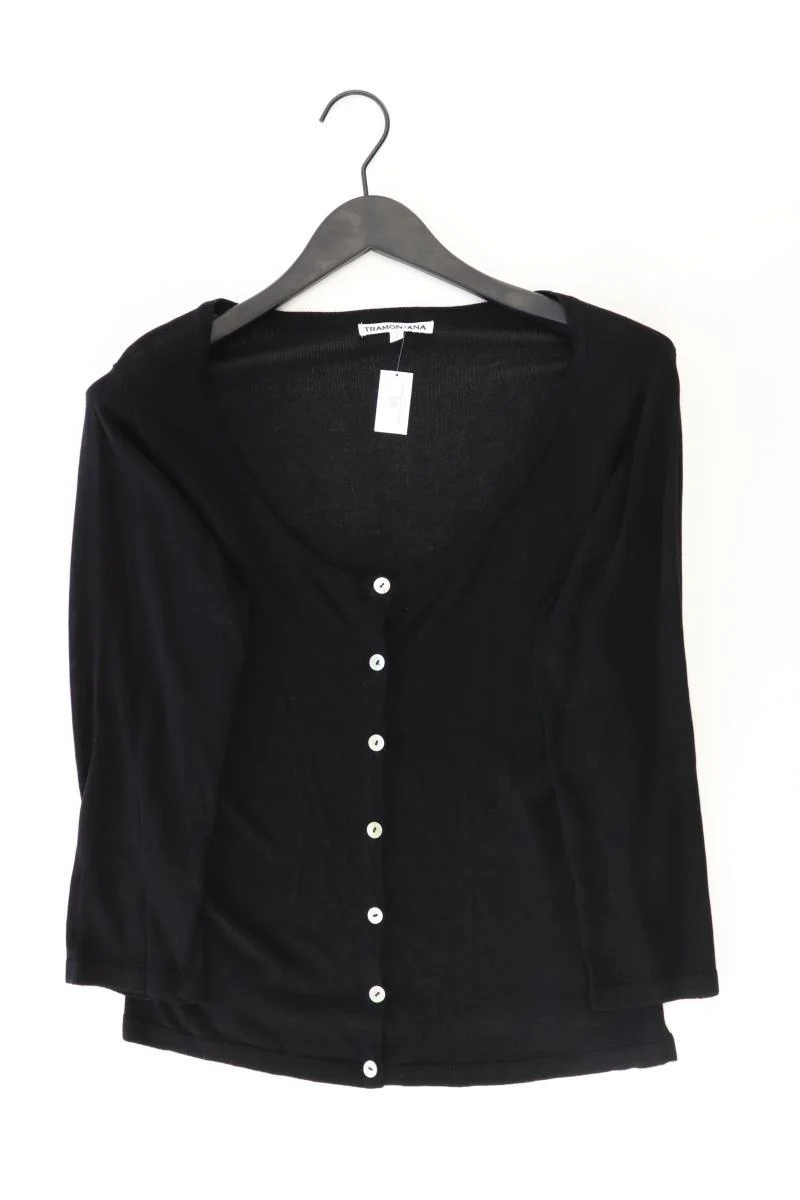 Tramontana Strickjacke Gr. L Langarm schwarz