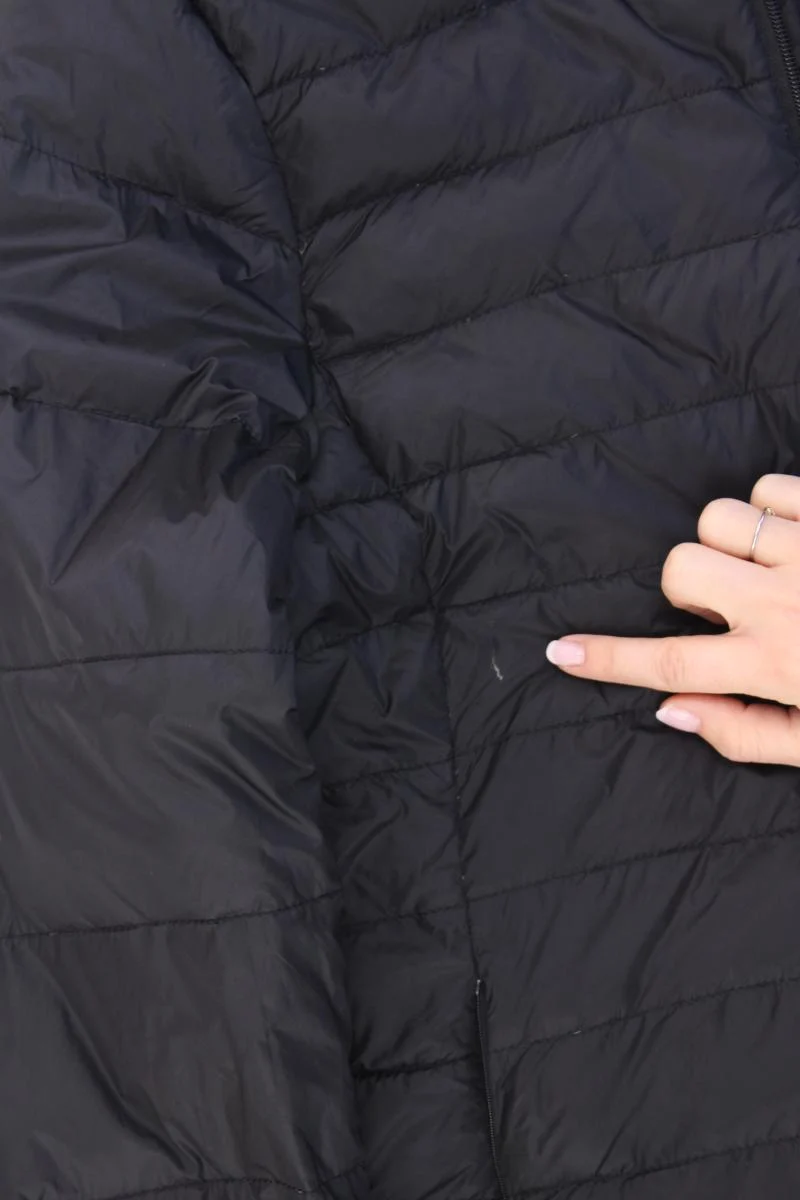 Harvey&Jones Daunenmantel Gr. UK 16 (L) schwarz aus Nylon