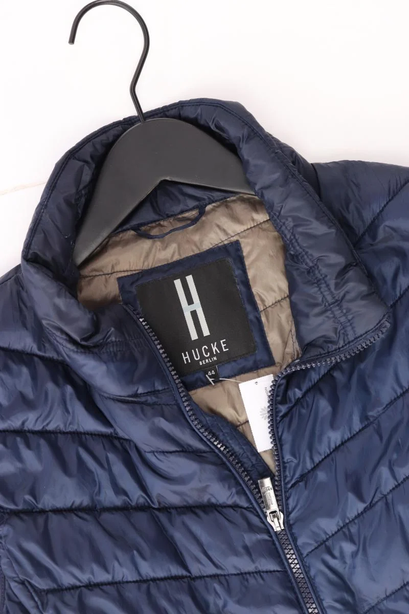 Hucke Steppweste Gr. 44 blau aus Polyester