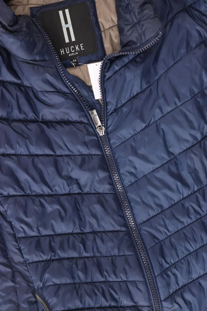 Hucke Steppweste Gr. 44 blau aus Polyester
