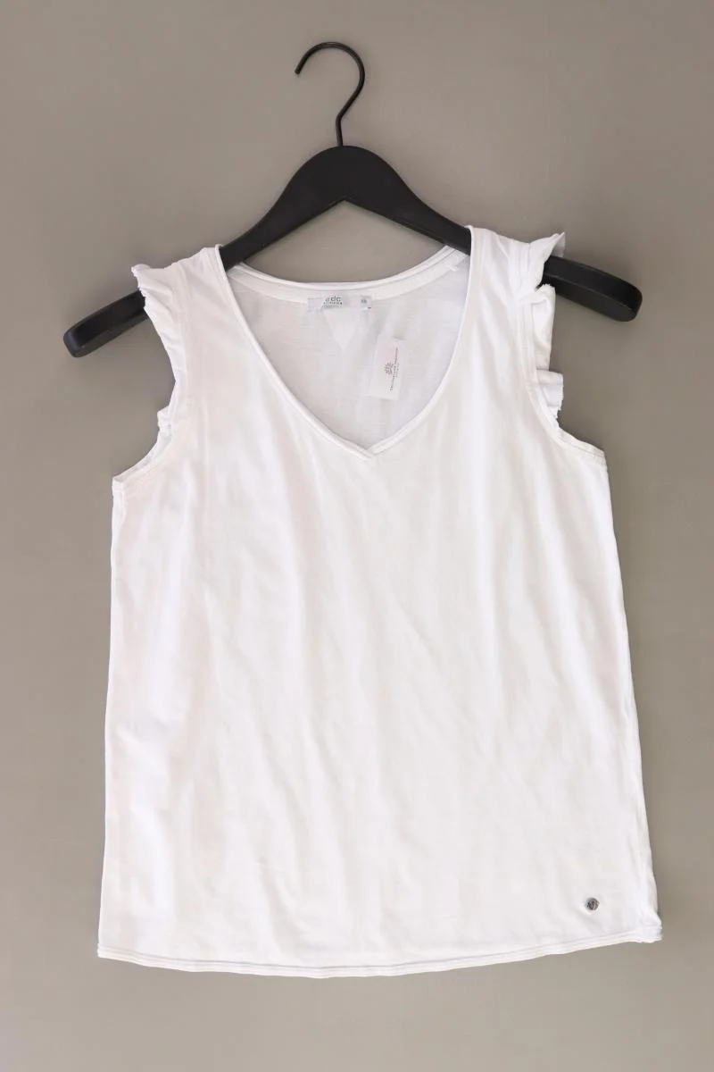 edc by Esprit Trägertop Gr. XS weiß aus Baumwolle
