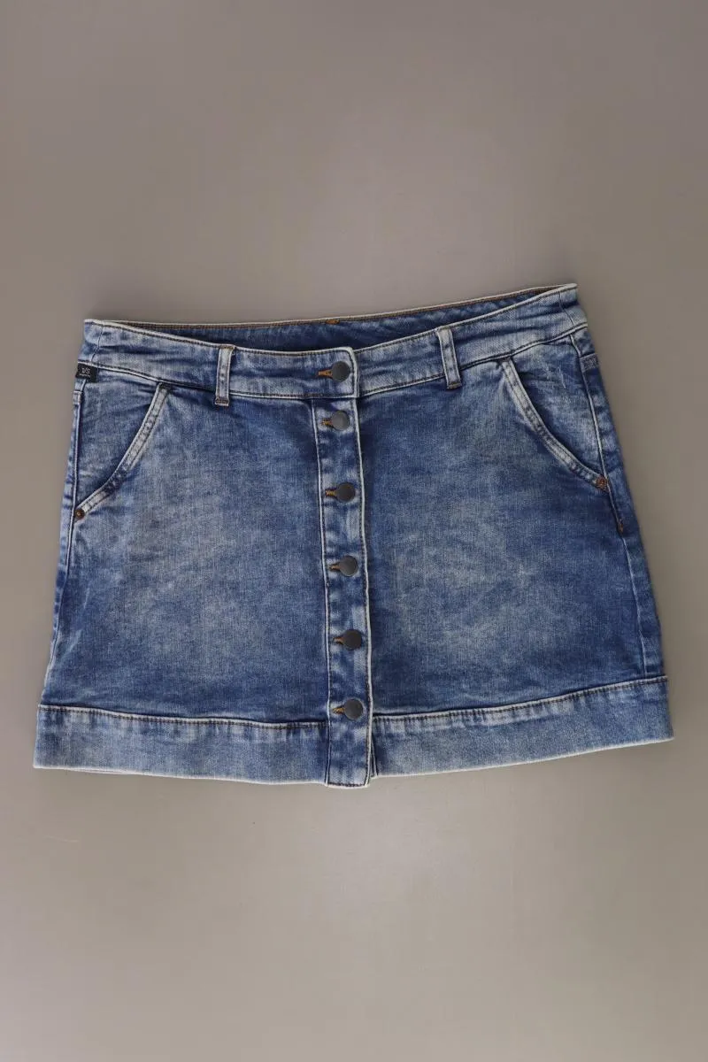 QS by s.Oliver Jeansrock Gr. 38 blau aus Baumwolle