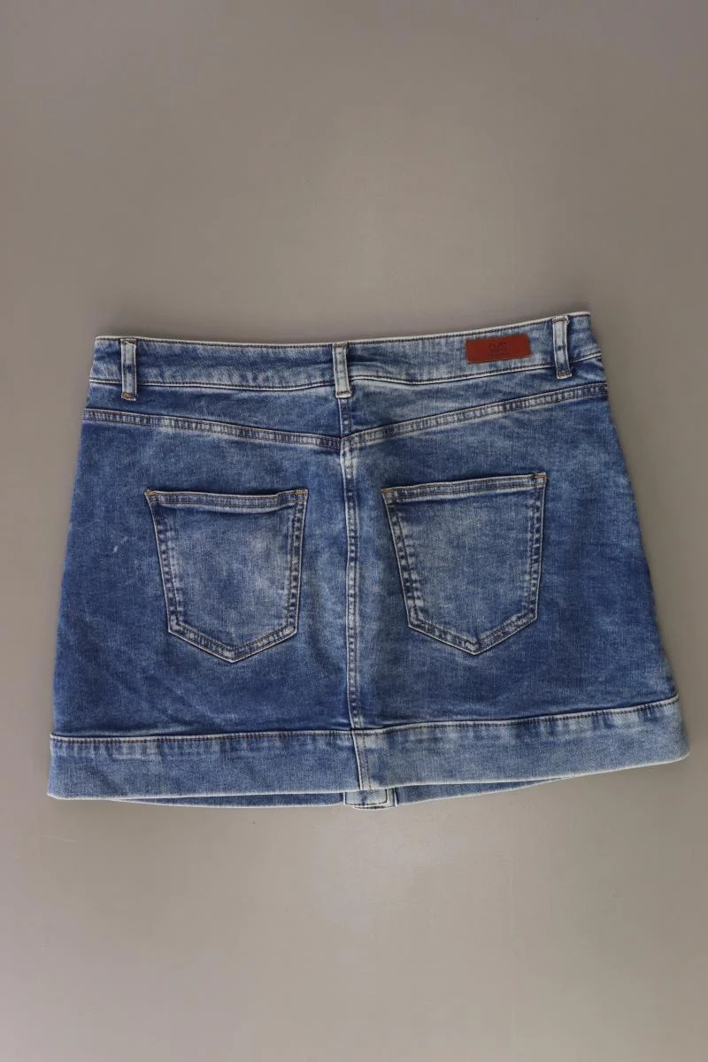QS by s.Oliver Jeansrock Gr. 38 blau aus Baumwolle