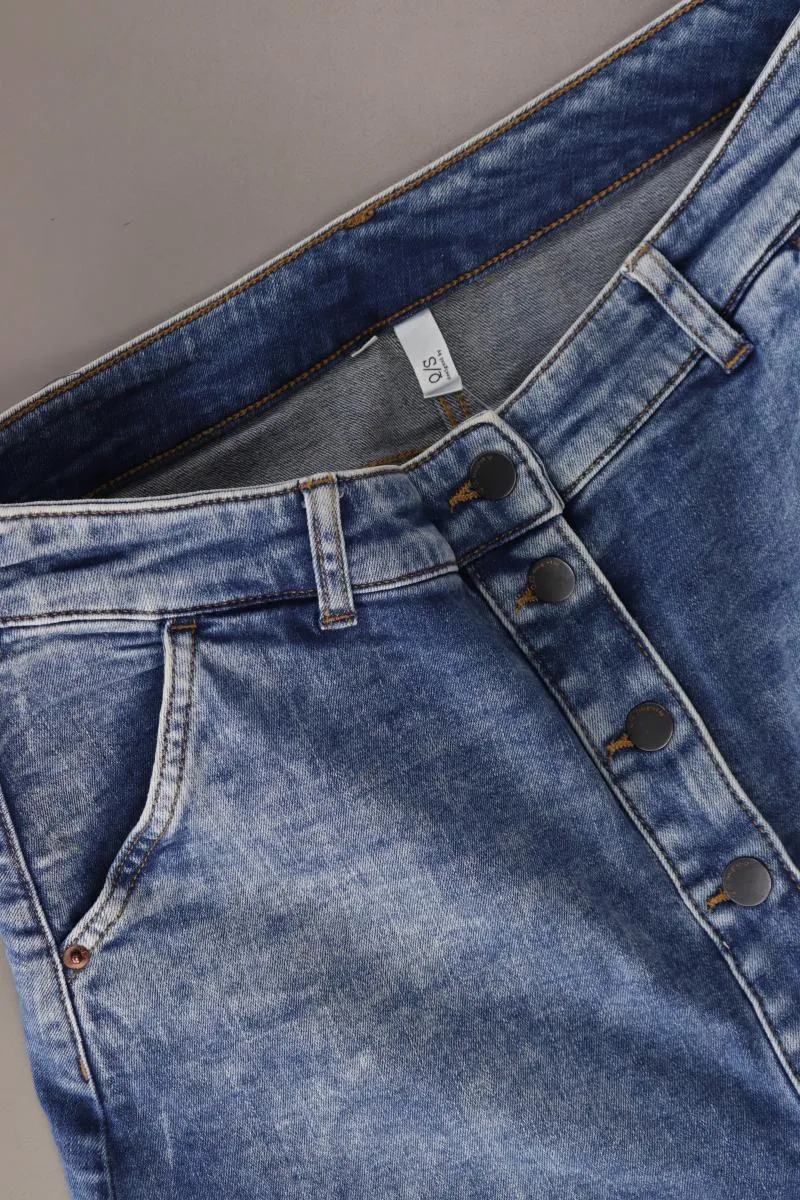 QS by s.Oliver Jeansrock Gr. 38 blau aus Baumwolle