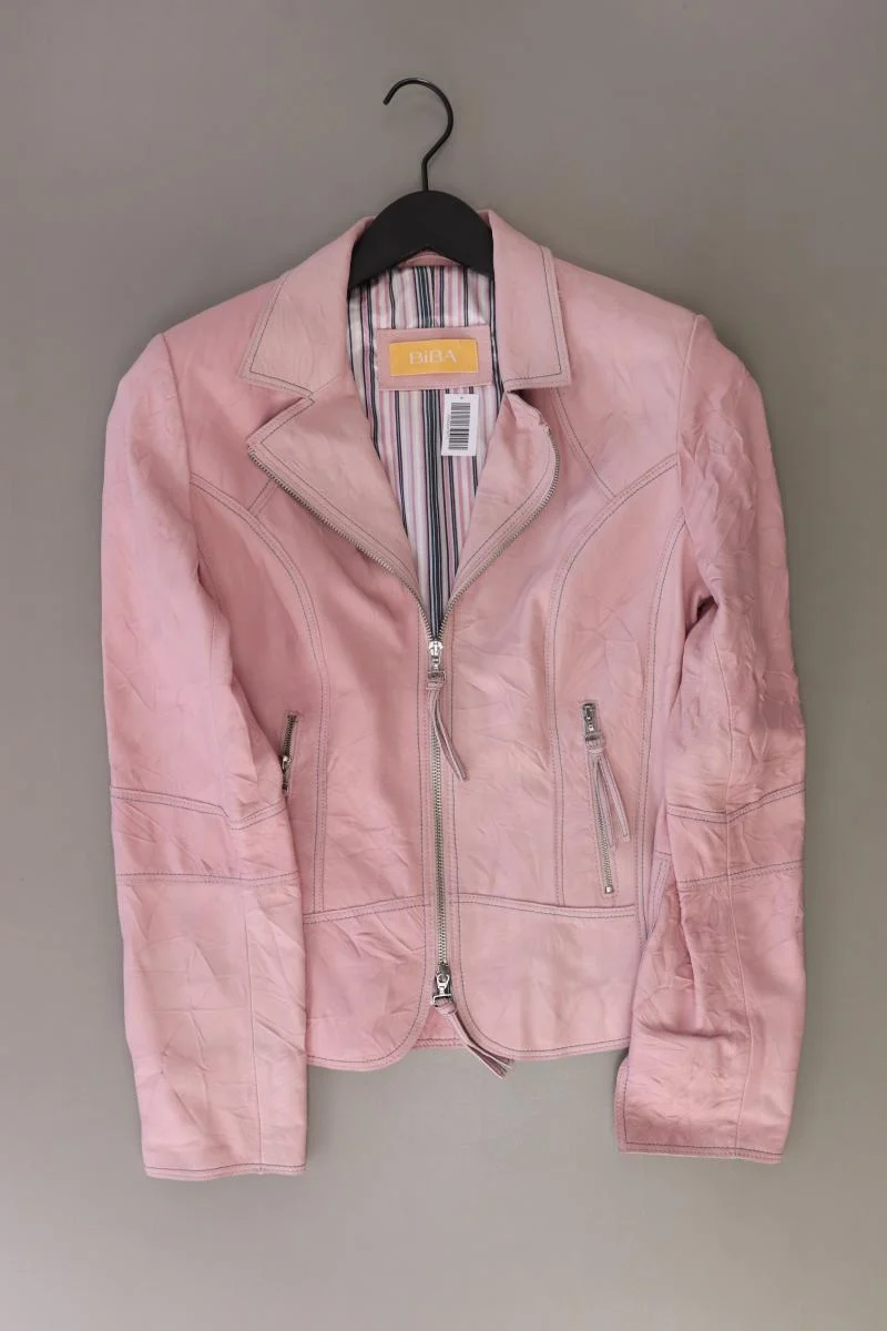 Biba Lammleder Jacke Gr. 34 rosa