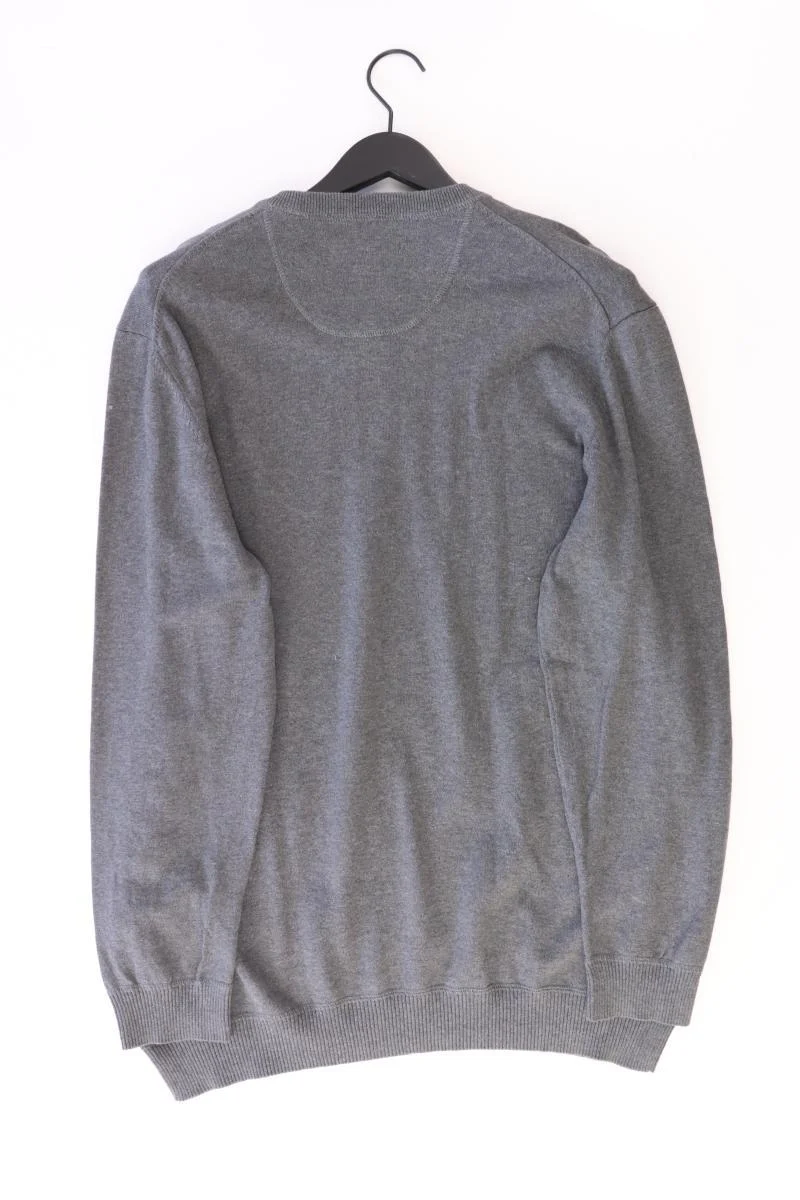 s.Oliver Feinstrickpullover für Herren Gr. XXL grau aus Baumwolle