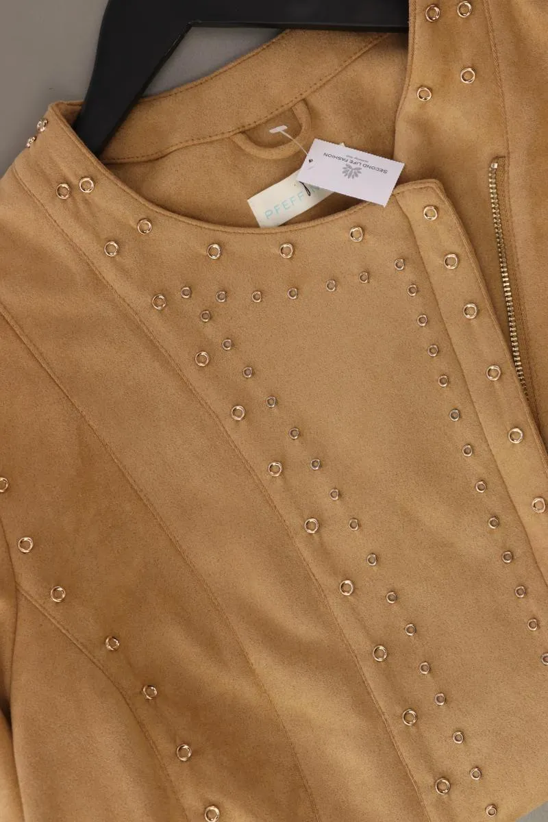 Pfeffinger Übergangsjacke Gr. 46 mit Nieten braun aus Polyester