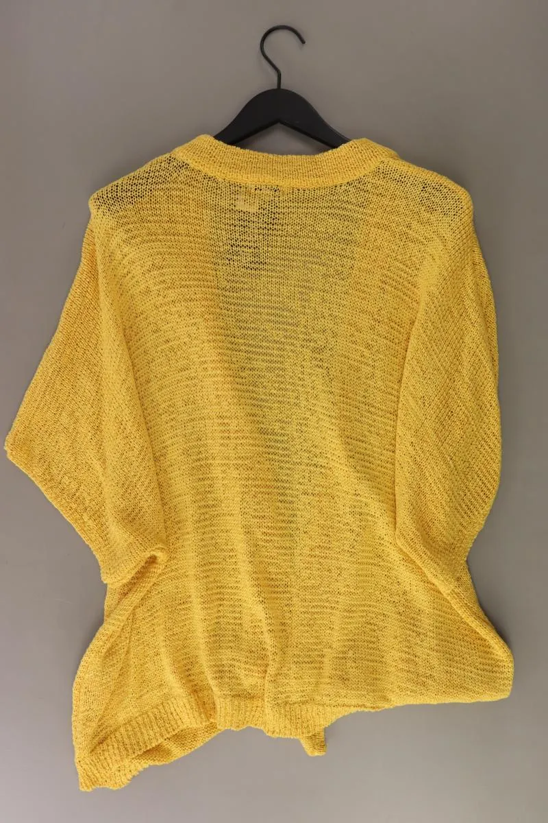 Ciso Strickjacke Gr. XXXL neu mit Etikett Neupreis: 69,99€! 3/4 Ärmel gelb