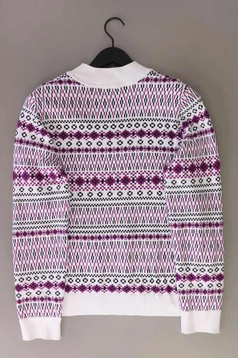 edc by Esprit Feinstrickpullover Gr. XXL geometrisches Muster weiß aus Baumwolle