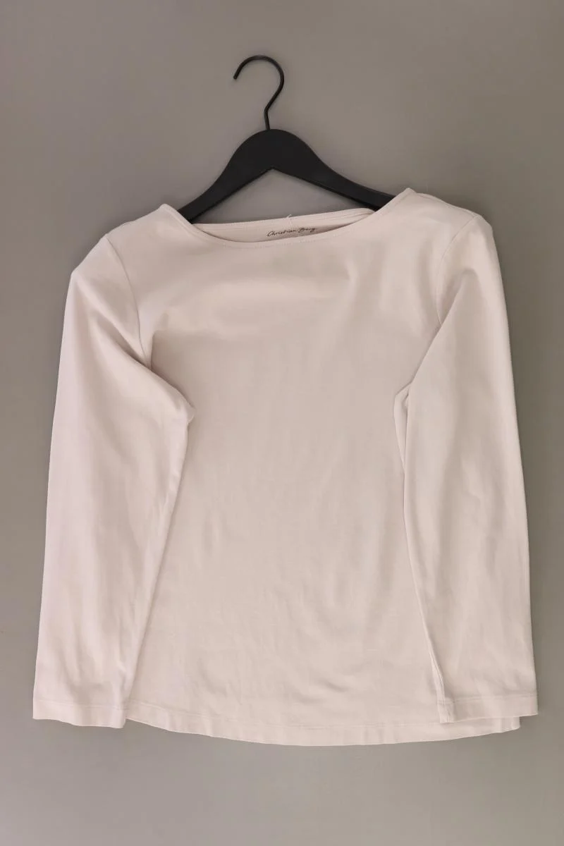 Christian Berg Longsleeve-Shirt Gr. 44 Langarm rosa aus Baumwolle