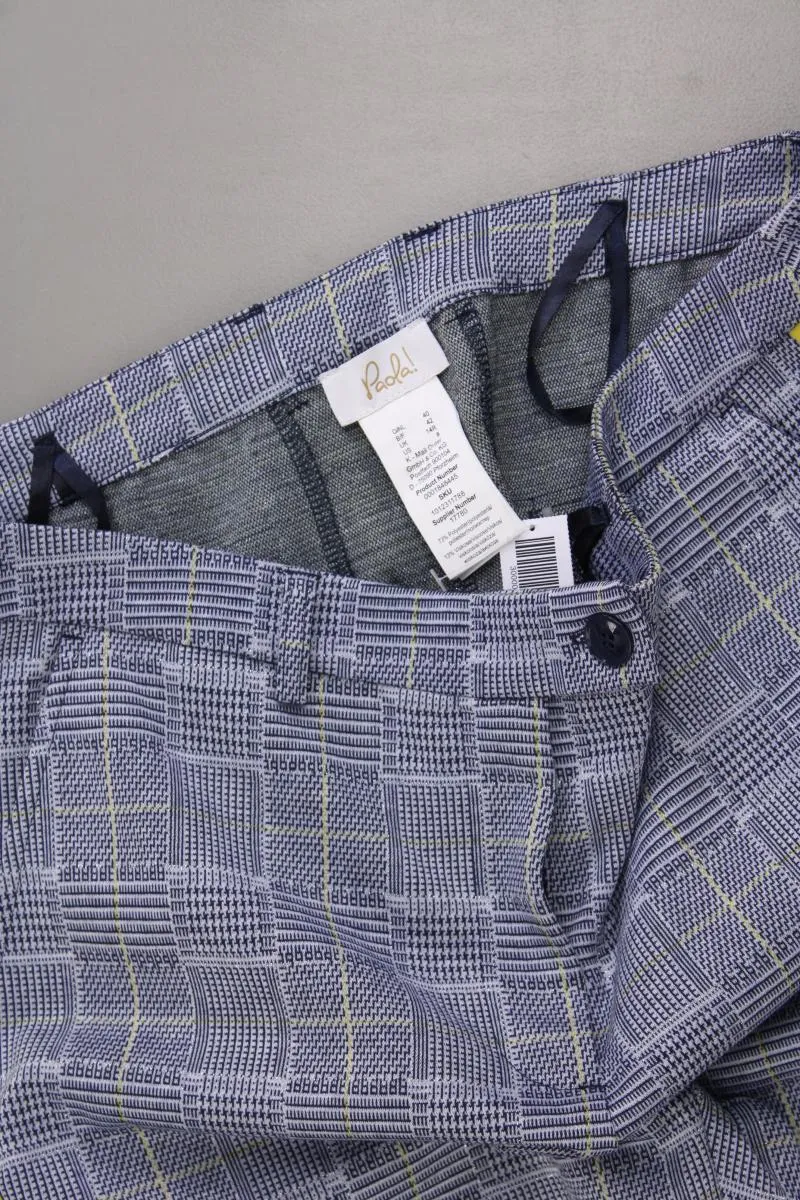 Paola Stoffhose Gr. 40 neuwertig blau aus Polyester