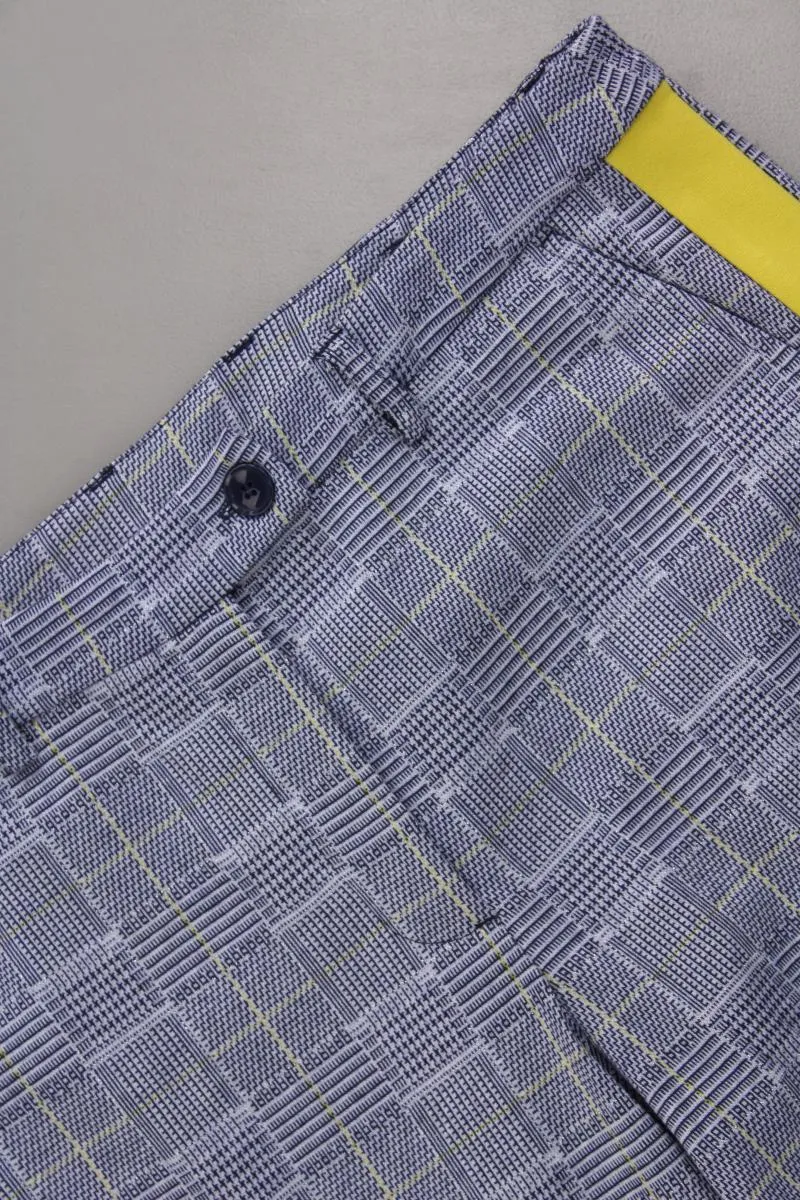 Paola Stoffhose Gr. 40 neuwertig blau aus Polyester