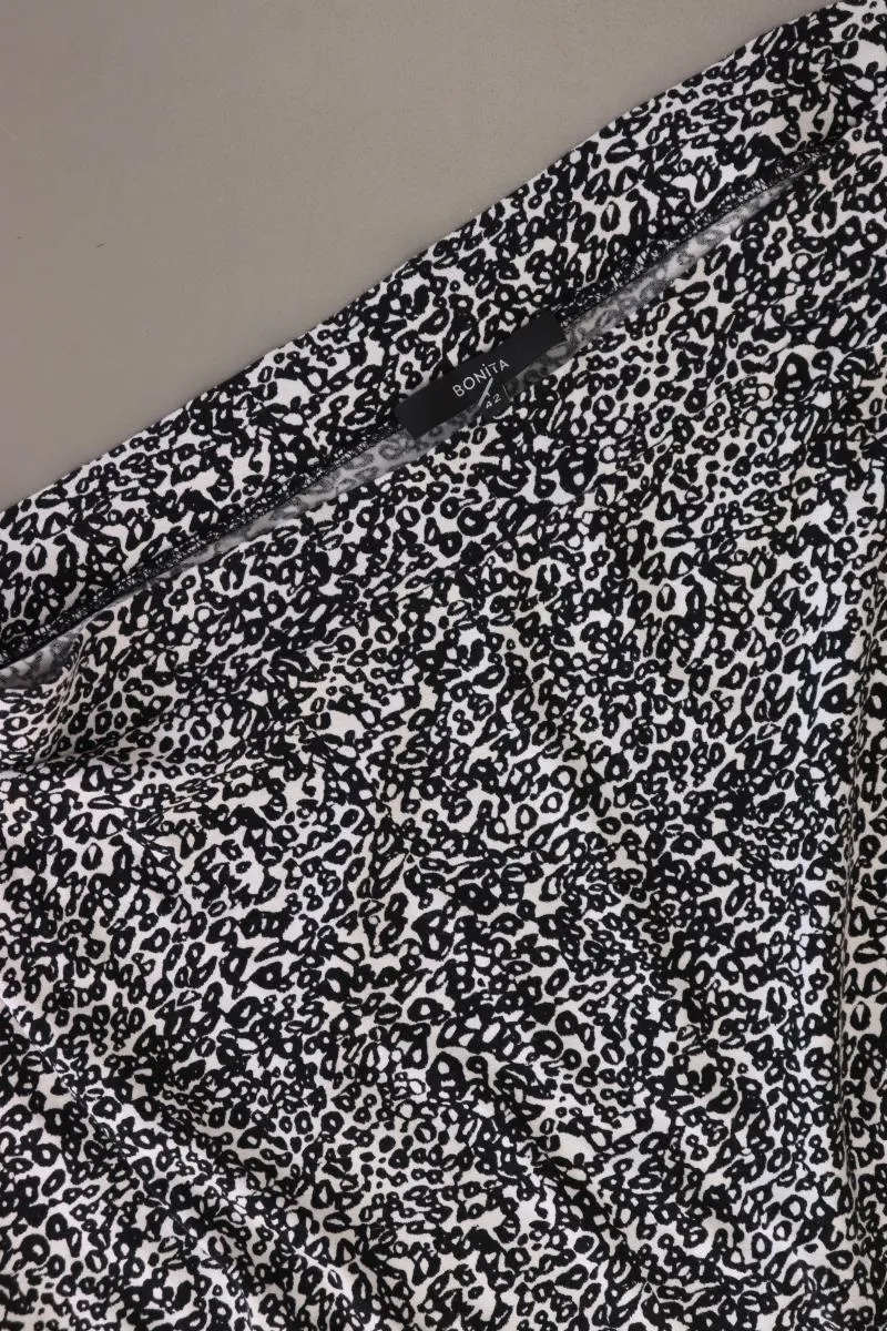 Bonita Stretchrock Gr. 42 mit Tierdruck schwarz aus Viskose