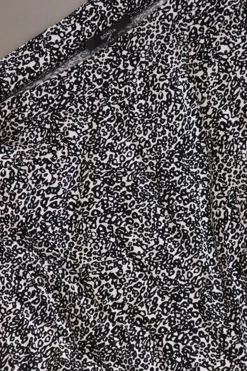 Bonita Stretchrock Gr. 42 mit Tierdruck schwarz aus Viskose