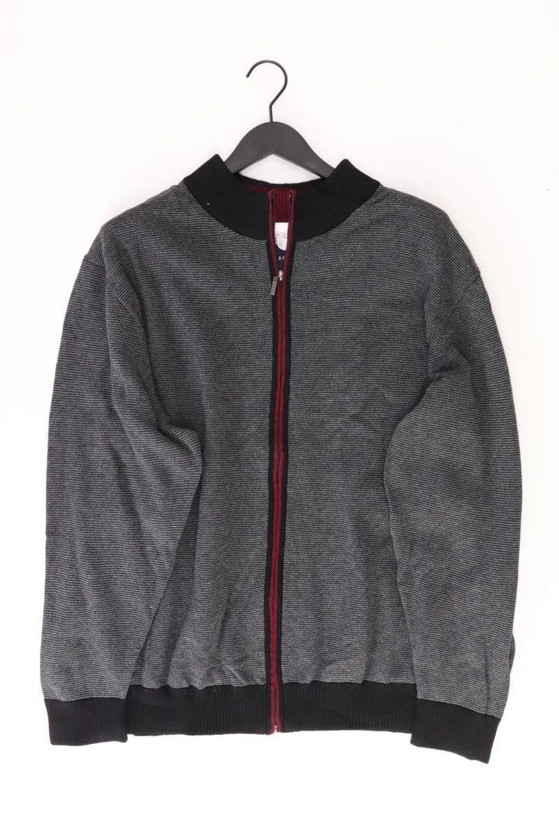 Babista Strickjacke Größe 66 für Herren Gr. 66 Langarm grau aus Baumwolle