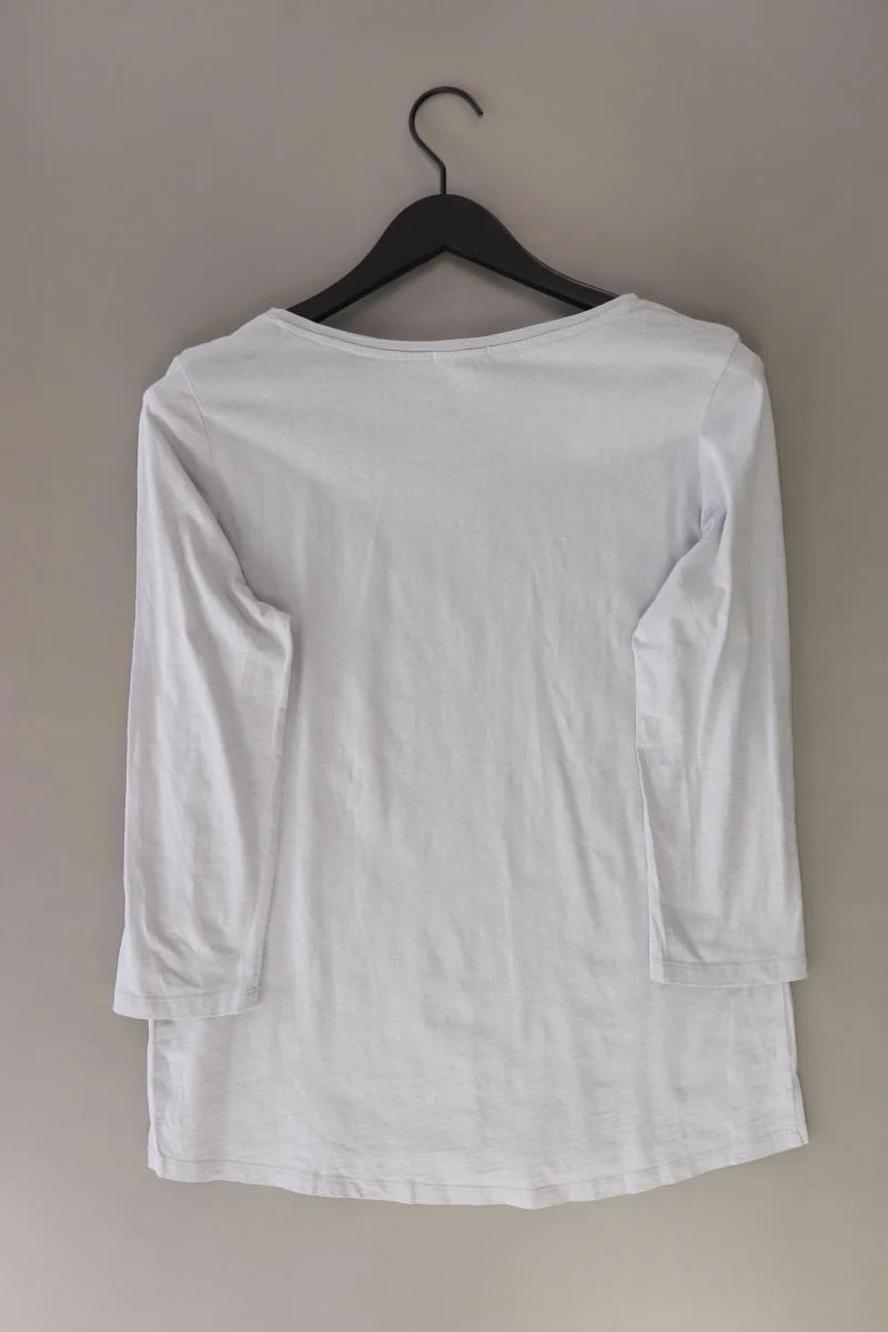 Esprit Printshirt Gr. L 3/4 Ärmel grau aus Baumwolle