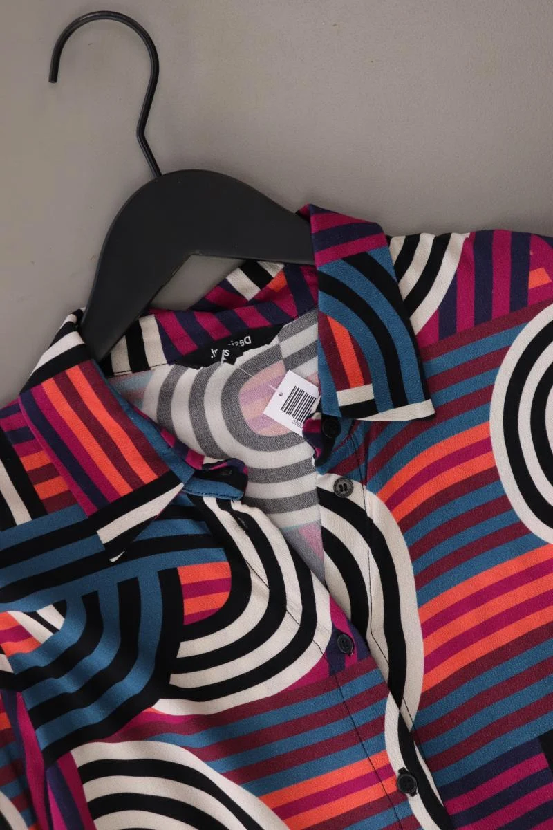 Desigual Langarmkleid Gr. S geometrisches Muster neuwertig lila