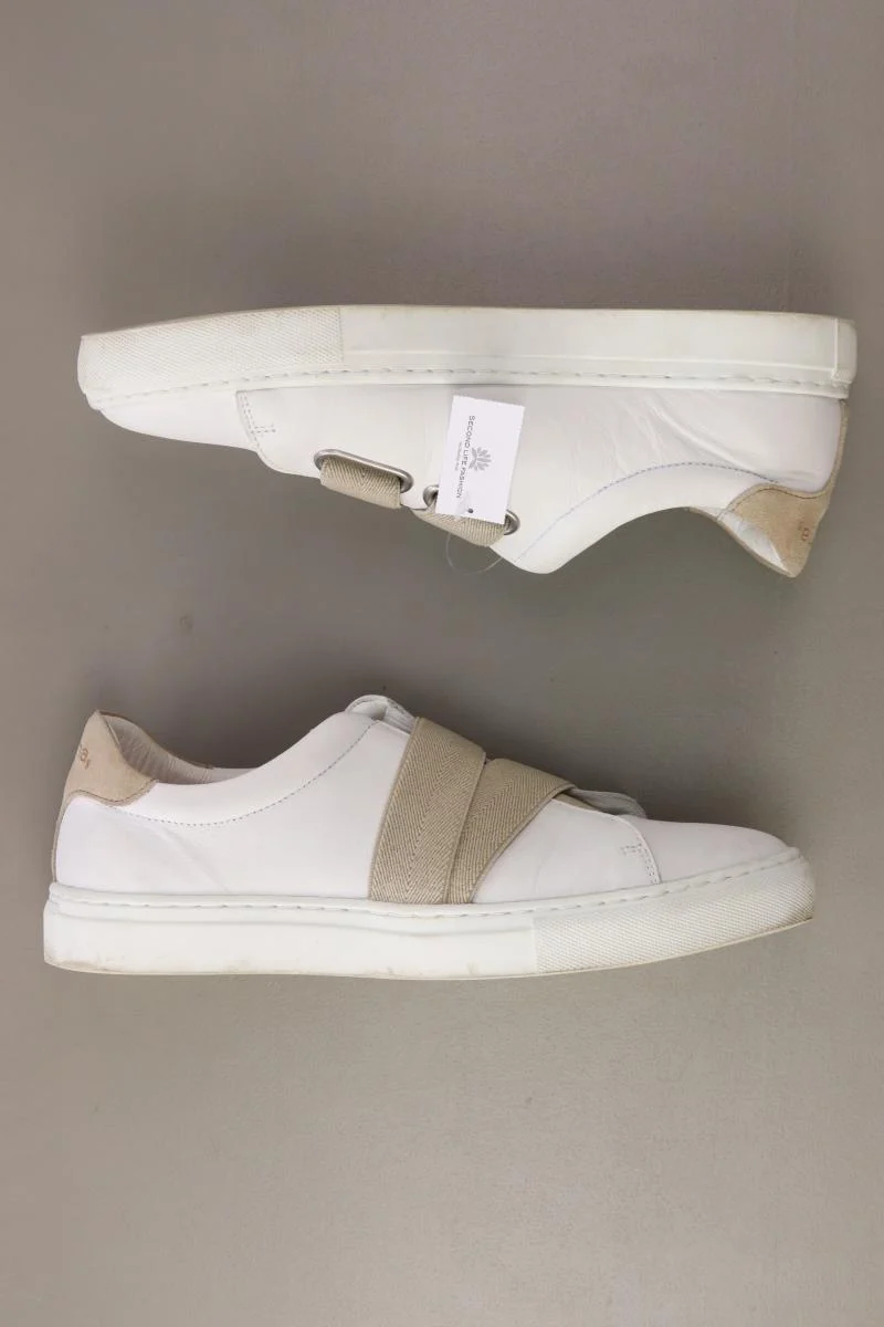 comma, Sneaker Gr. 41 weiß aus Leder
