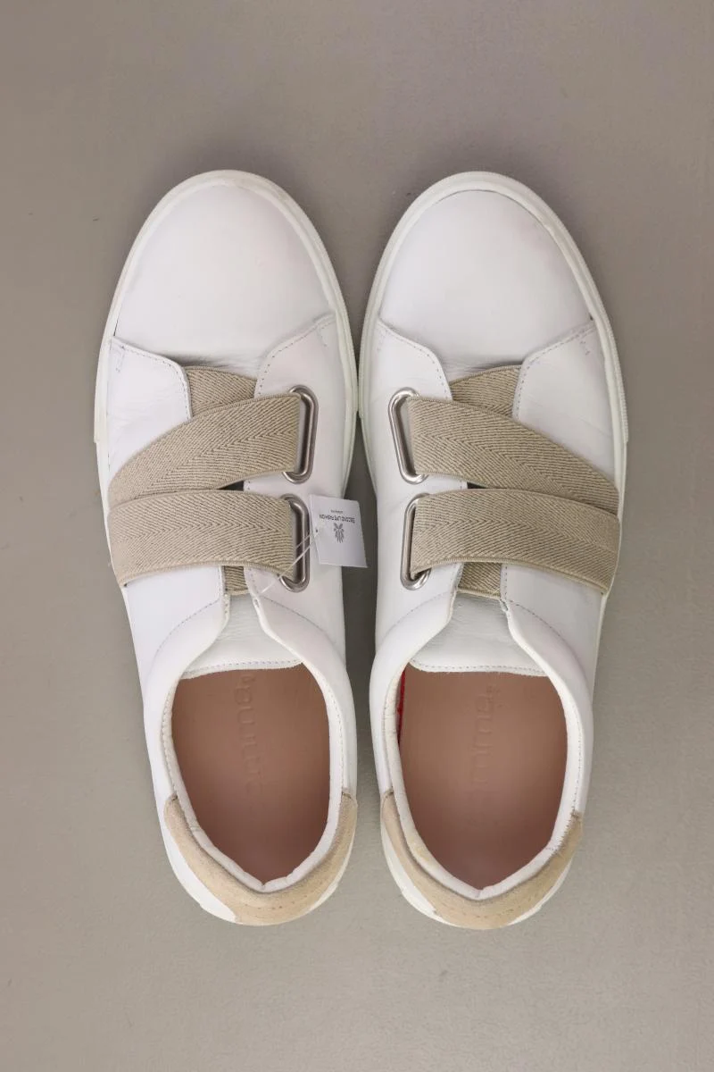 comma, Sneaker Gr. 41 weiß aus Leder