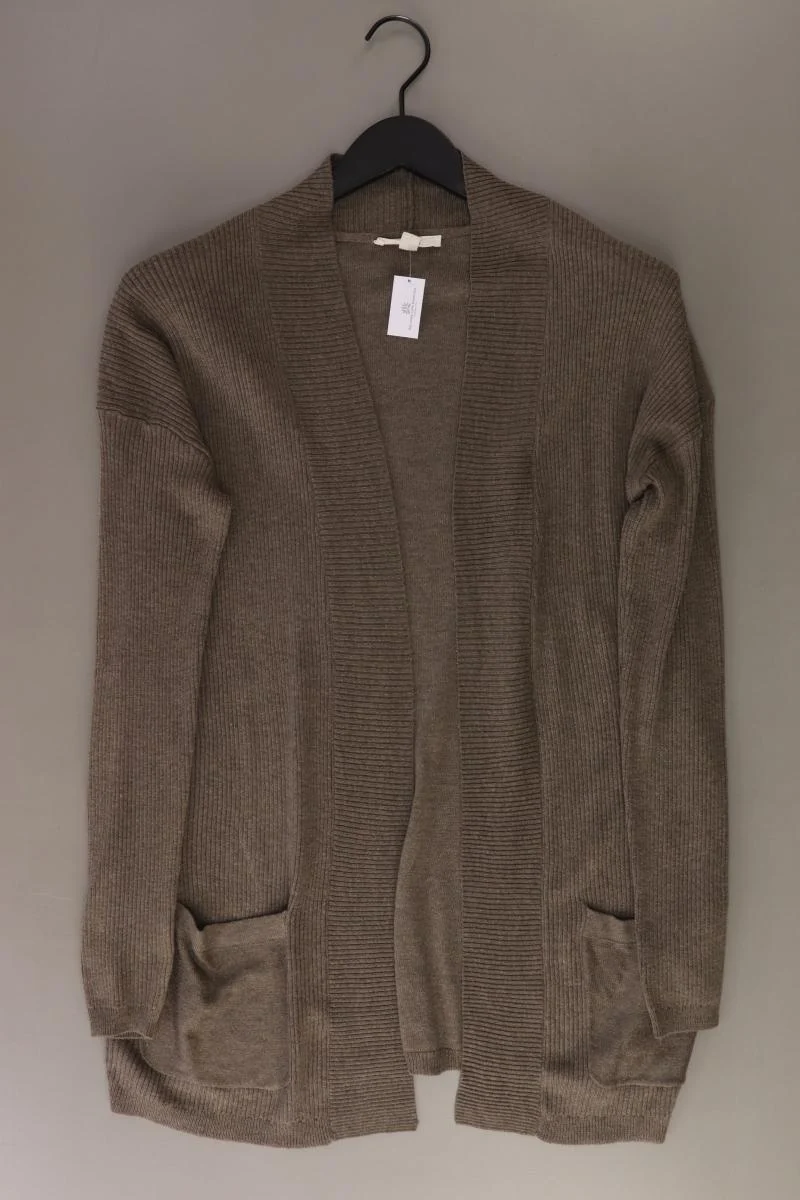 Esprit Strickjacke Gr. M Langarm braun aus Polyester