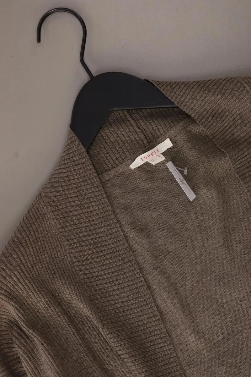 Esprit Strickjacke Gr. M Langarm braun aus Polyester
