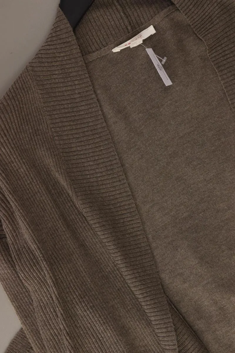 Esprit Strickjacke Gr. M Langarm braun aus Polyester