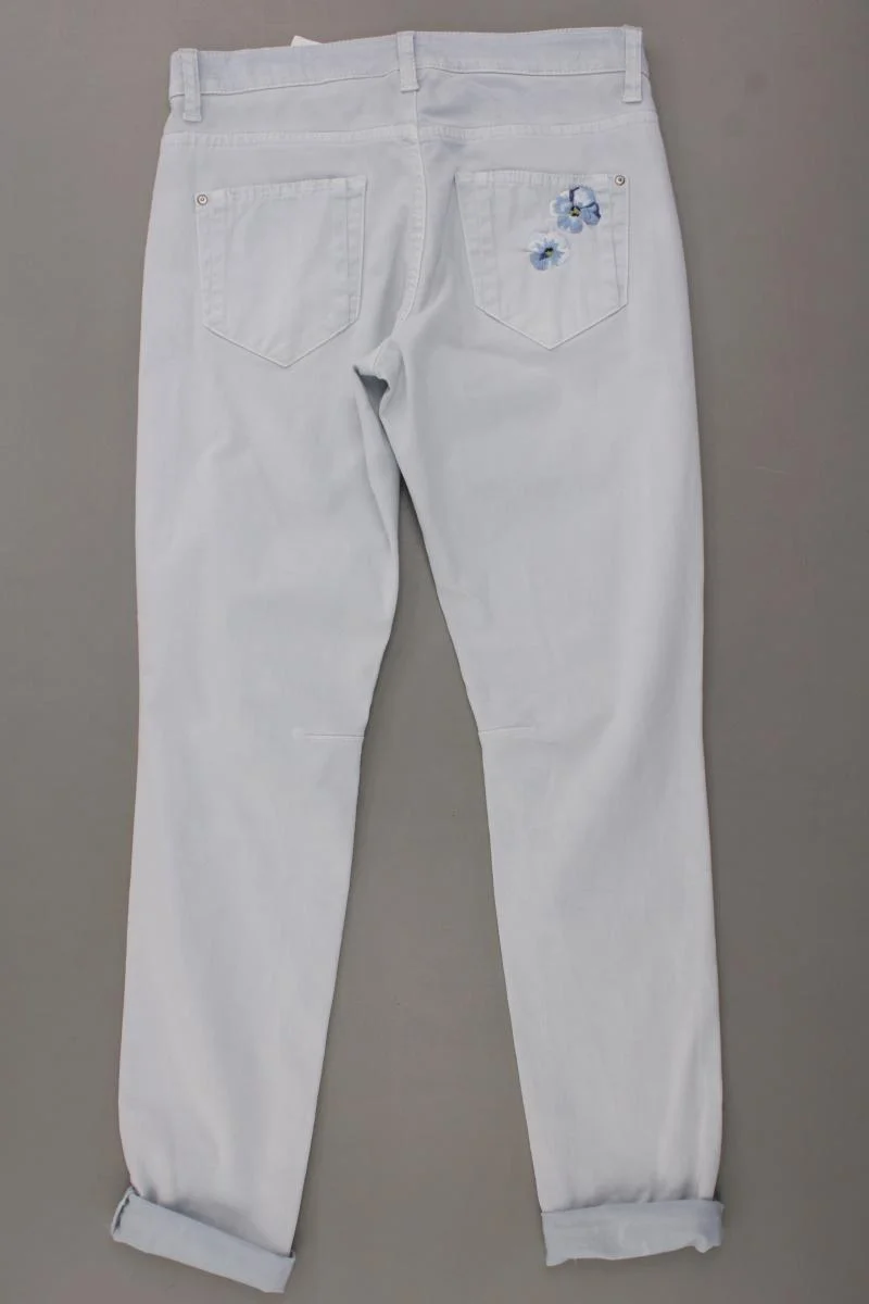 Cambio Hose Gr. 36 blau aus Baumwolle