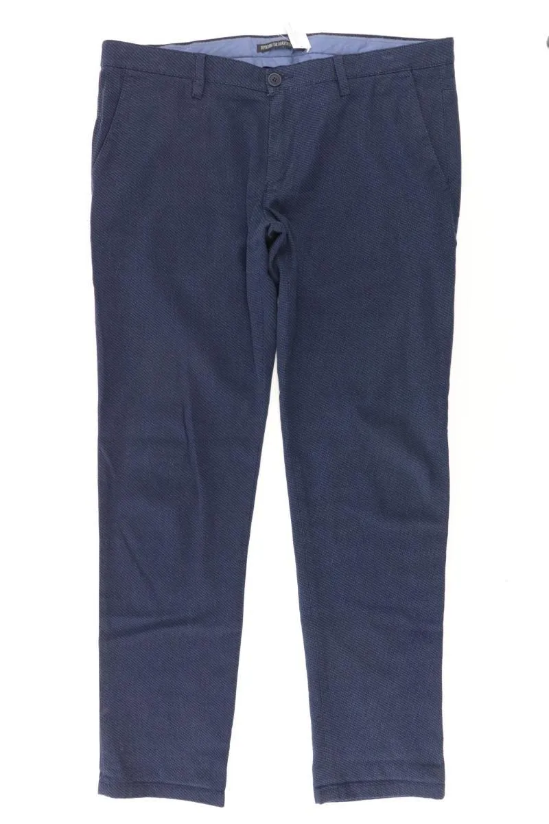 Drykorn Anzughose für Herren Gr. W36 blau aus Baumwolle